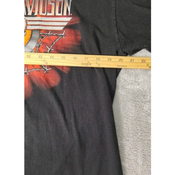 Harley Davidson T-Shirt Mens Size Large Las Vegas Skull Biker Nevada Black - Picture 4 of 7